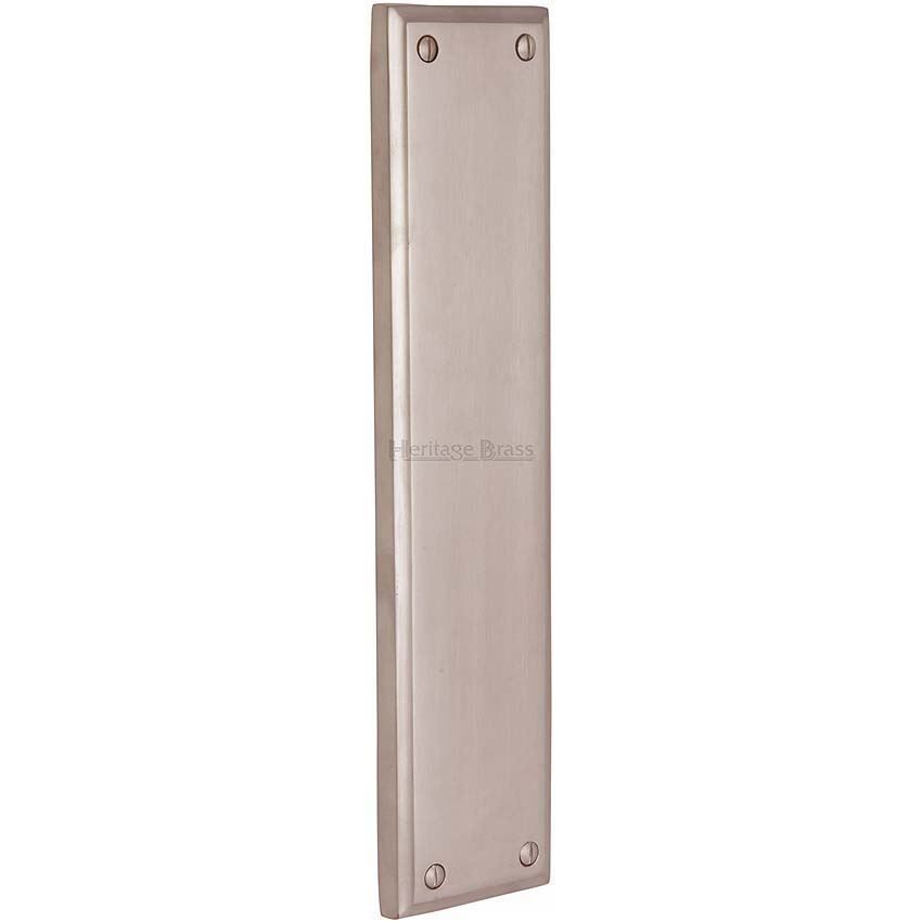 Heritage Brass Fingerplate in Satin Nickel Finish- V743-SN