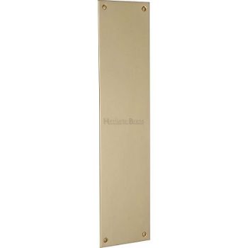 Heritage Brass Flat Fingerplate in Polished Brass- V740-PB  Heritage Brass Flat Fingerplate in Polished Brass- V740-PB