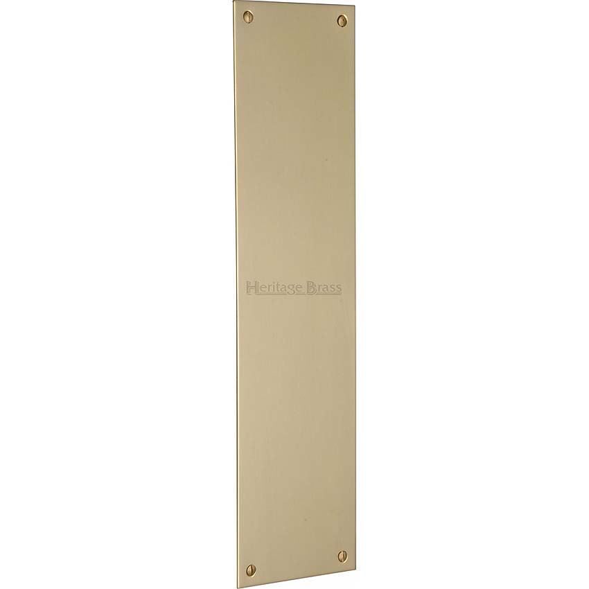 Heritage Brass Flat Fingerplate in Polished Brass- V740-PB 