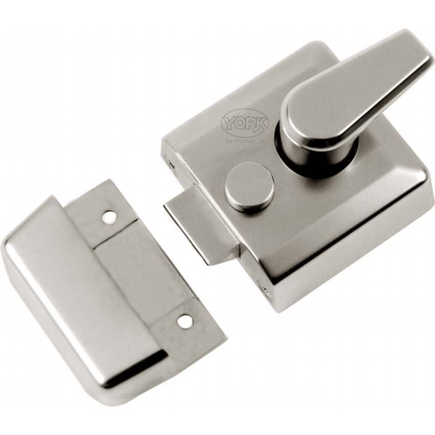 40mm Nightlatch in Satin Nickel Finish - NL3040-SN 