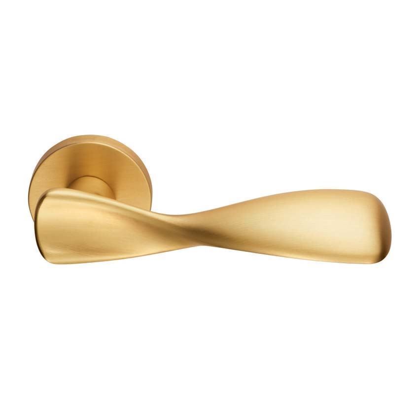 LAVI LEVER ON ROUND ROSE- CEB120SB 