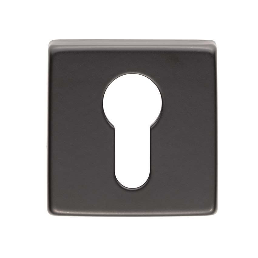 Manital SQUARE EURO PROFILE ESCUTCHEON- QE001BLK