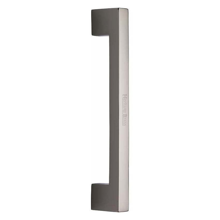 Heritage Brass Door Pull Handle Urban Design in Polished Nickel Finish- V1390-PNF