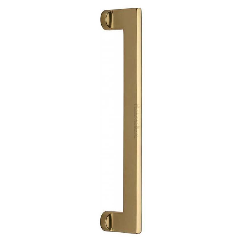 Heritage Brass Door Pull Handle Apollo Design in Polished Brass Finish- V4150-PB