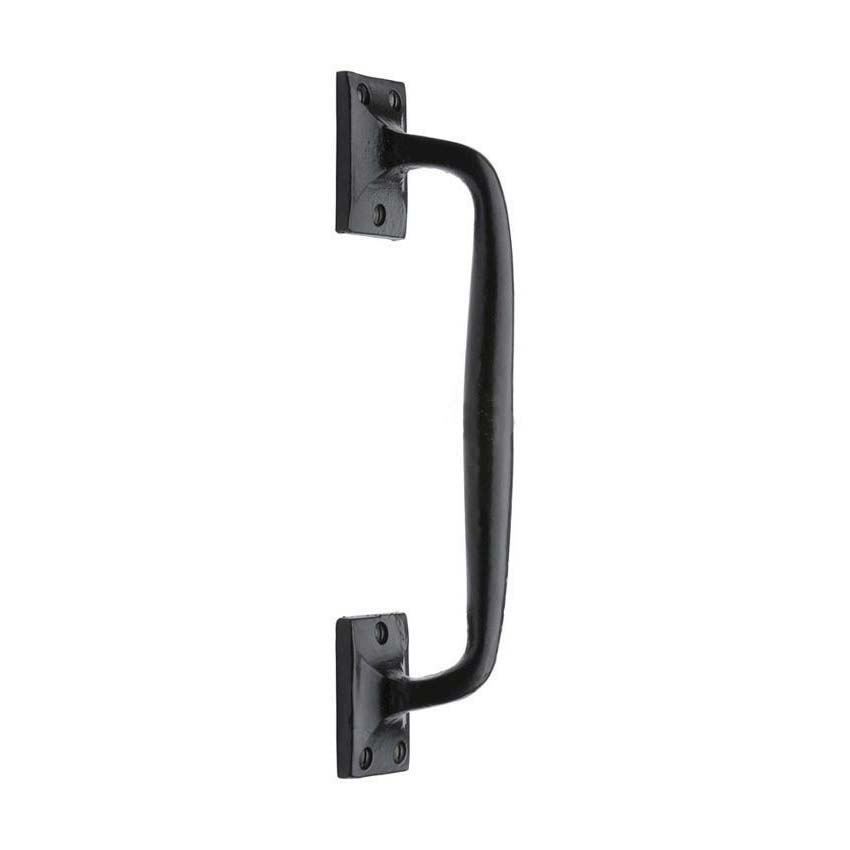 Smooth Black Cranked Pull Handle - FB1150 