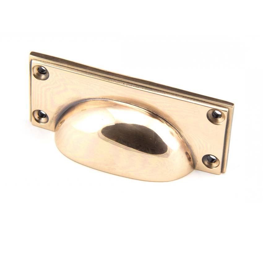 Polished Bronze Art Deco Drawer Pull- 45404