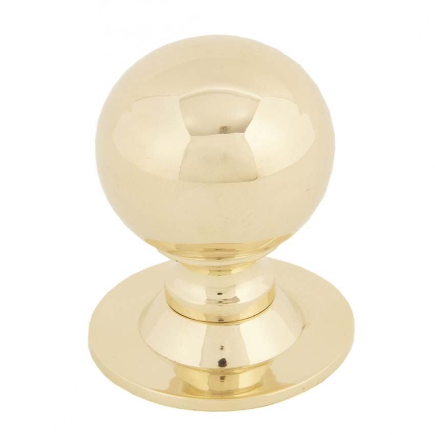 Polished Brass Ball Cabinet Knob -83887