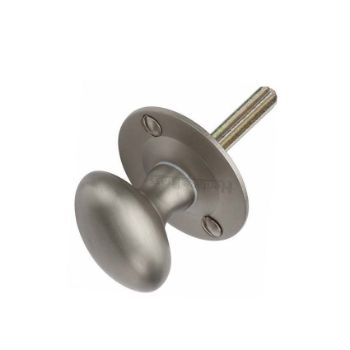 Heritage Brass Thumbturn w/o Bolt for Bathroom or Bedroom Doors Satin Nickel- BT5-SN Heritage Brass Thumbturn w/o Bolt for Bathroom or Bedroom Doors Satin Nickel- BT5-SN