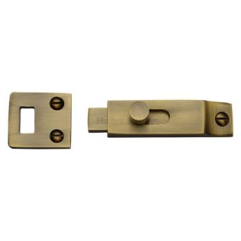 Slide Bolt Antique Brass finish - C1686-AT Slide Bolt Antique Brass finish - C1686-AT