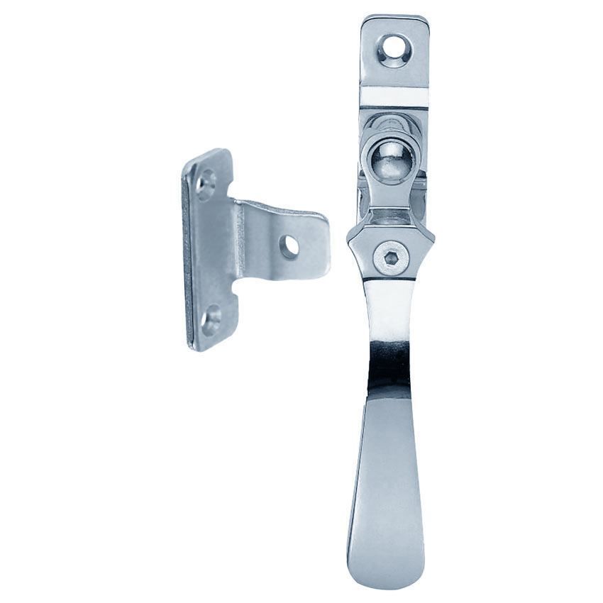 Locking Polished Chrome Casement Window Fastener - V1005LCKCP