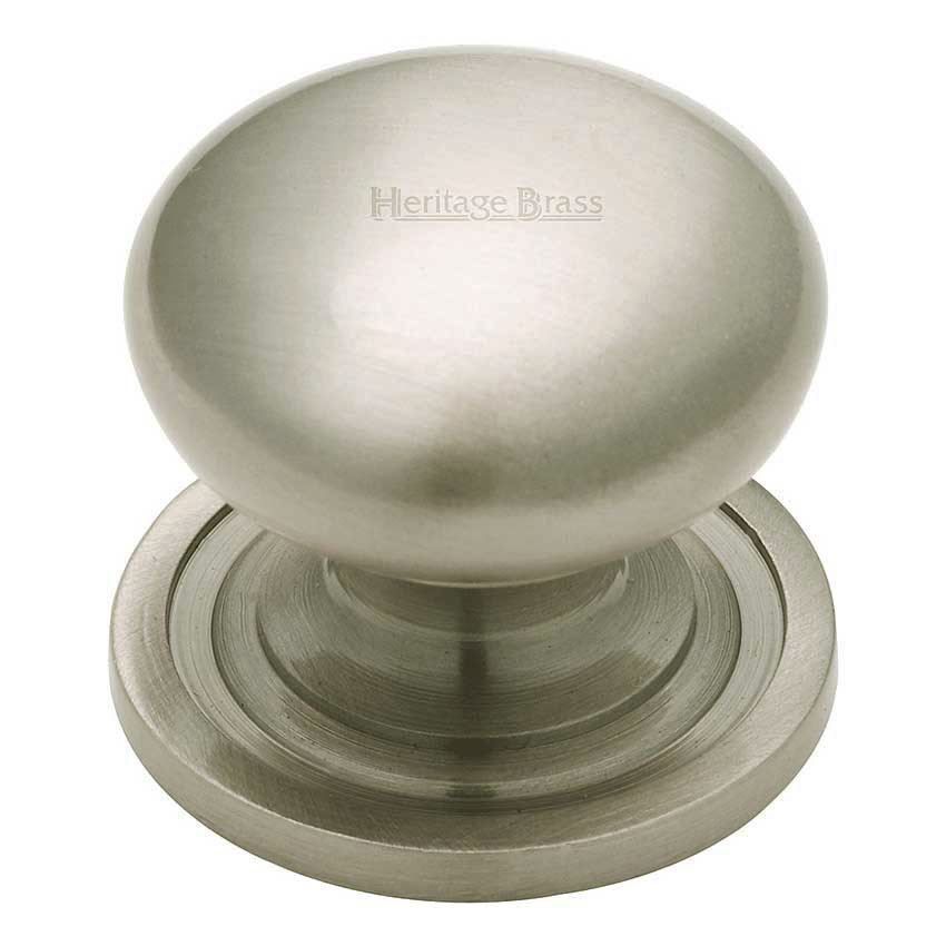 Round Design Cabinet Knob in Satin Nickel Finish - C2240-SN