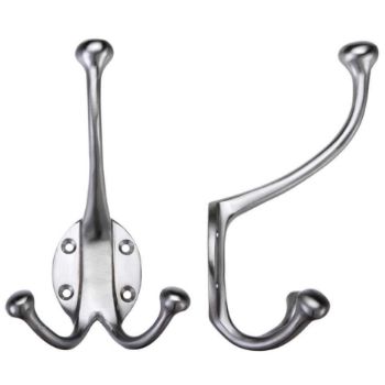 Double Hat and Coat Hook- FB73SC Double Hat and Coat Hook- FB73SC