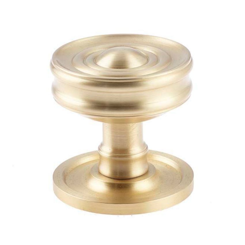 Bloomsbury Mortice Knob Furniture- Satin Brass- BUR101SB