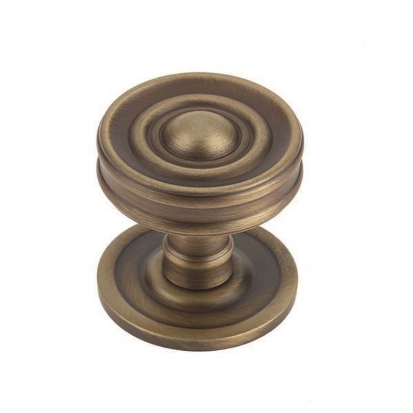 Bloomsbury Cupboard Knob Furniture- Antique Brass- BUR111AB