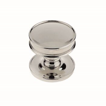 Berkeley Cupboard Knob Furniture- Polished Nickel- BUR110PN Berkeley Cupboard Knob Furniture- Polished Nickel- BUR110PN
