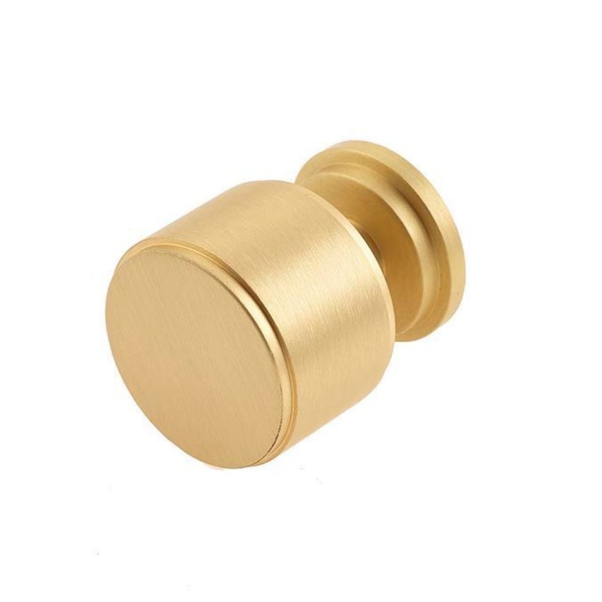 Belgrave Cupboard Knobs- Satin Brass- BUR501SB