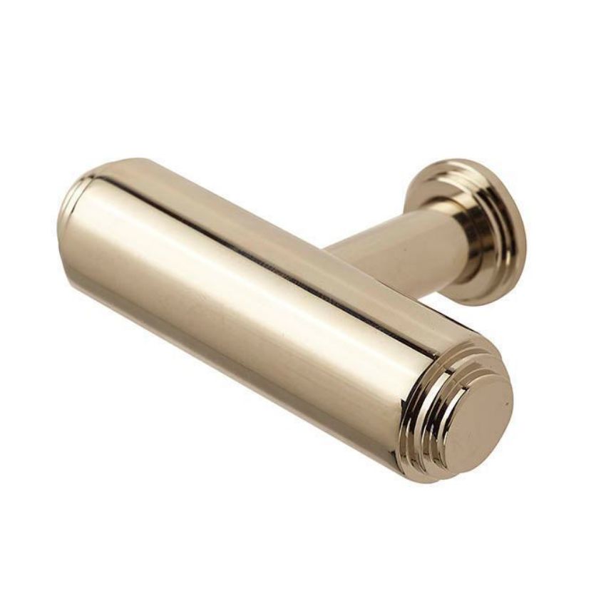 Belgrave T Bar Cupboard Knobs- Polished Nickel - BUR502PN