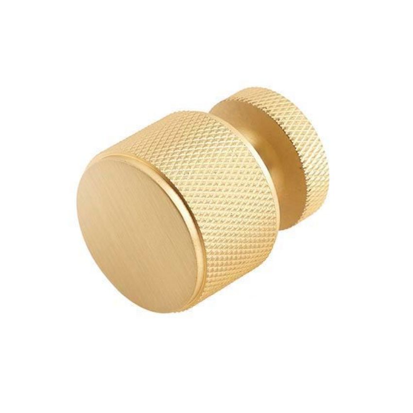 Piccadilly Cupboard Knobs- Satin Brass- BUR400SB