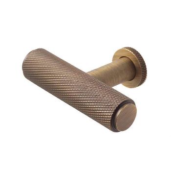 Piccadilly T Bar Cupboard Knobs- Antique Brass - BUR401AB Piccadilly T Bar Cupboard Knobs- Antique Brass - BUR401AB