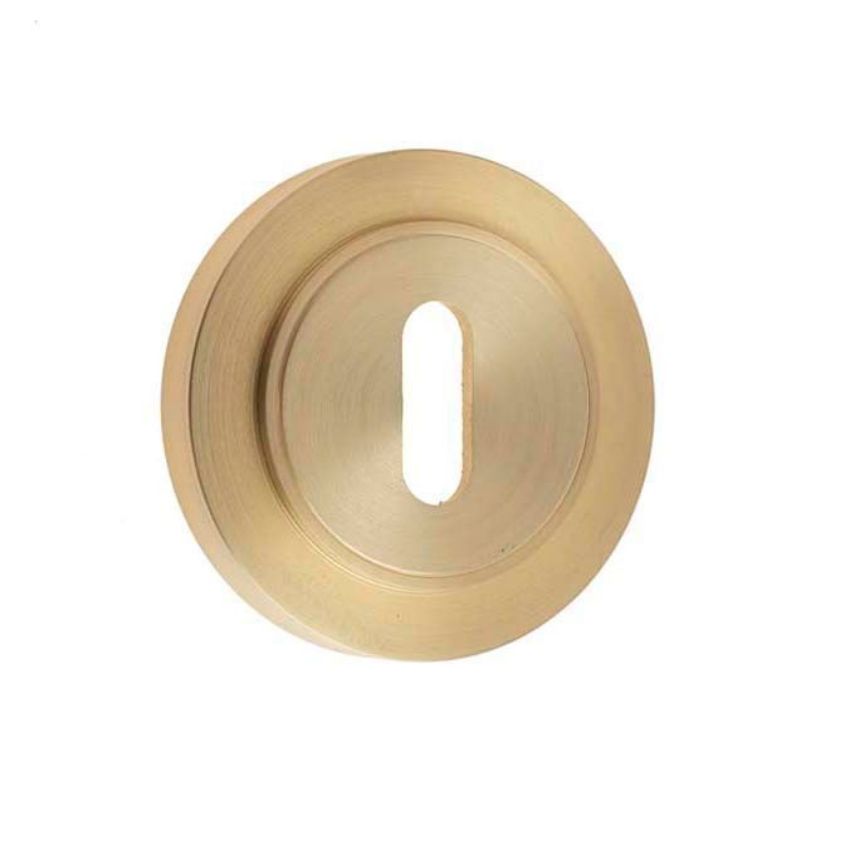 Burlington Standard Escutcheon with a Plain Rose - Satin Brass - BUR60SB BUR71SB