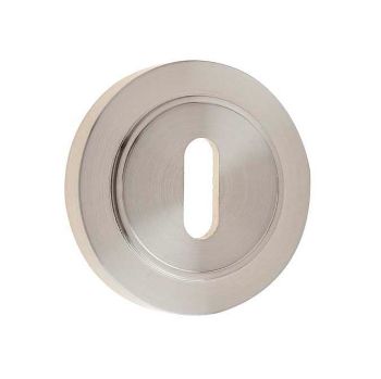 Burlington Standard Escutcheon with a Plain Rose - Satin Nickel - BUR60SN BUR71SN  Burlington Standard Escutcheon with a Plain Rose - Satin Nickel - BUR60SN BUR71SN