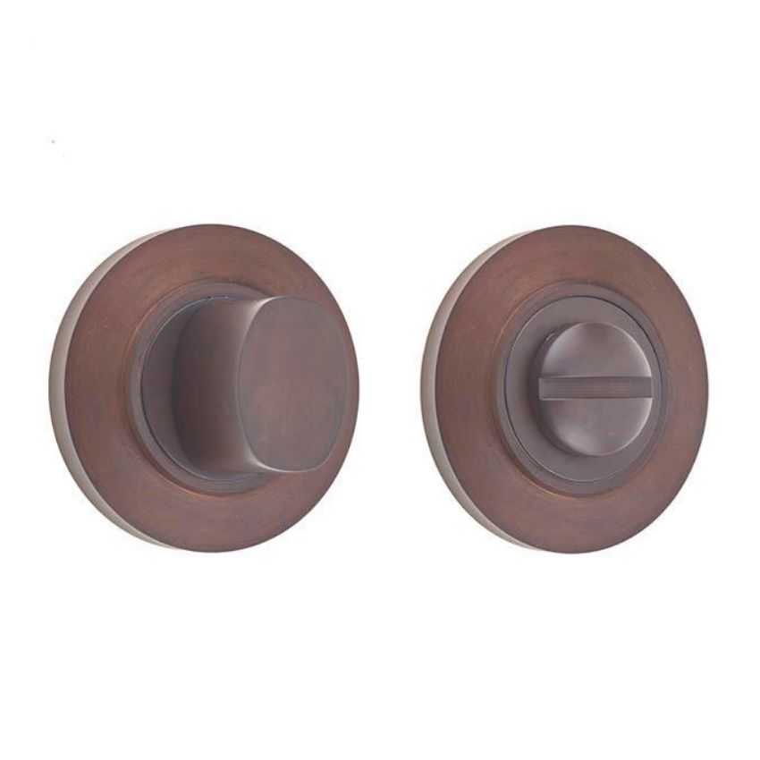 Burlington Square Turn and Release with Chamfered Rose- Dark Bronze- BUR81DB BUR51DB