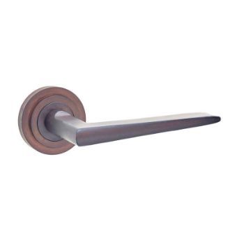 Mayfair Lever on a Rose - Dark Bronze - BUR10DB 