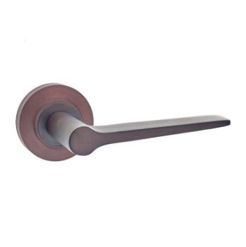 Knightsbridge Lever on a Rose - Dark Bronze - BUR20DB