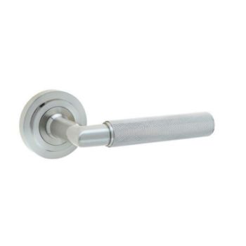 Piccadilly Lever on a Rose - Satin Nickel - BUR40SN