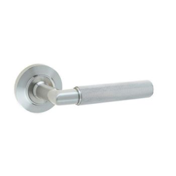 Piccadilly Lever on a Rose - Satin Nickel - BUR40SN