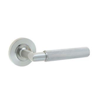 Piccadilly Lever on a Rose - Satin Nickel - BUR40SN