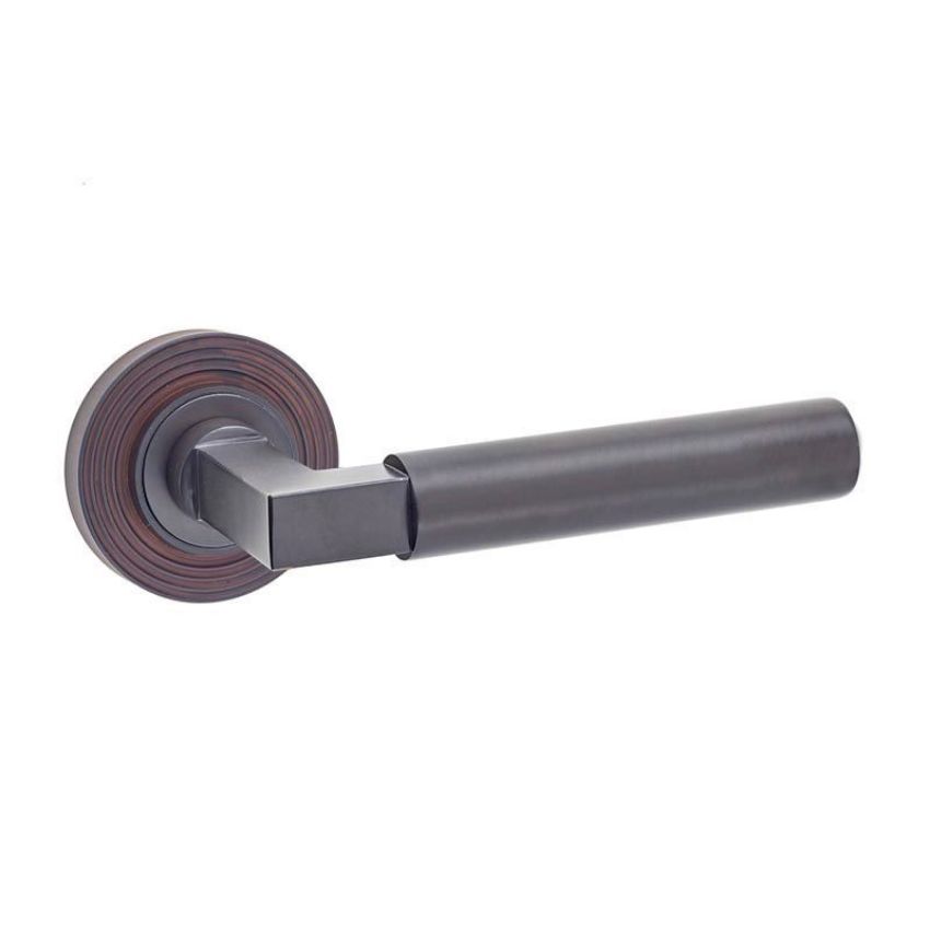 Westminster Lever on a Rose - Dark Bronze - BUR30DB 