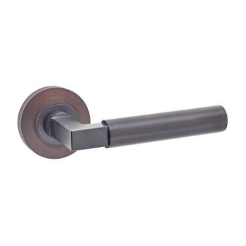 Westminster Lever on a Rose - Dark Bronze - BUR30DB 