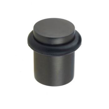 Round Floor Mounted Door Stop- Dark Bronze - BUR960DB Round Floor Mounted Door Stop- Dark Bronze - BUR960DB