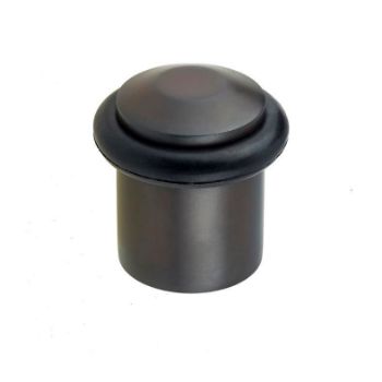 Chamfered Floor Mounted Door Stop- Dark Bronze - BUR961DB  Chamfered Floor Mounted Door Stop- Dark Bronze - BUR961DB
