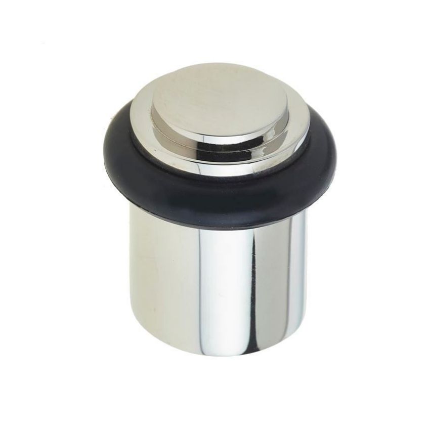 Stepped Floor Mounted Door Stop- Polished Nickel - BUR962PN