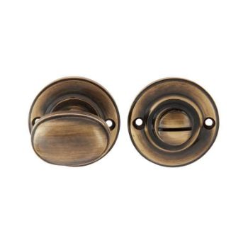 Jedo Bathroom Turn and Release- Antique Brass- JV2680AB