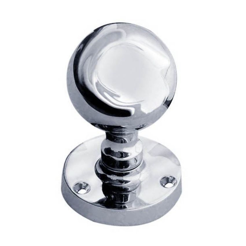 Zedo Ball Shaped Mortice Knob- Polished Chrome- JV48PC 