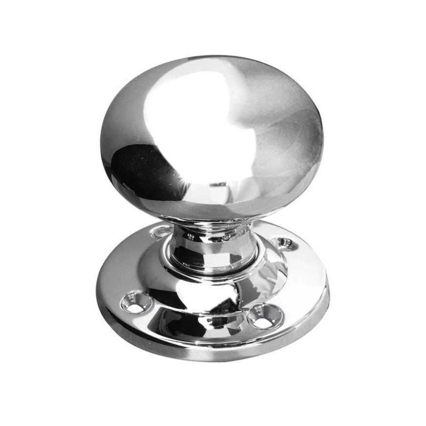 Jedo Mushroom Mortice Knob- Polished Chrome- JV172APC