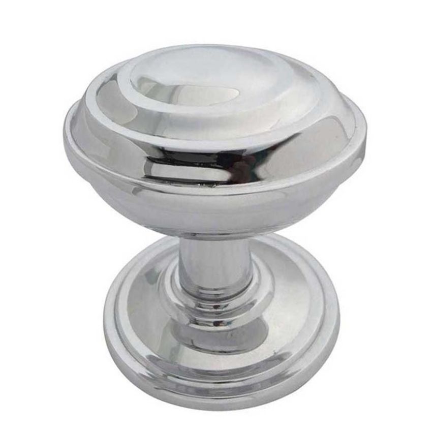 Jedo Ronson Mortice Knob- Polished Nickel- JV65PN