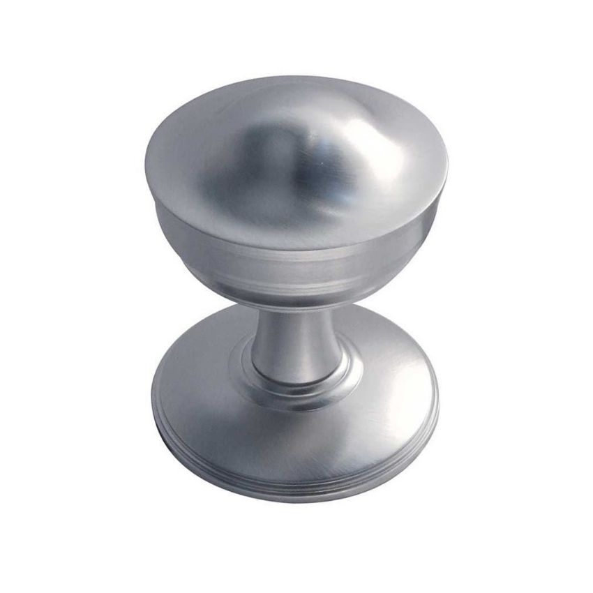 Jedo Crown Mortice Knob- Satin Nickel- JV67SN