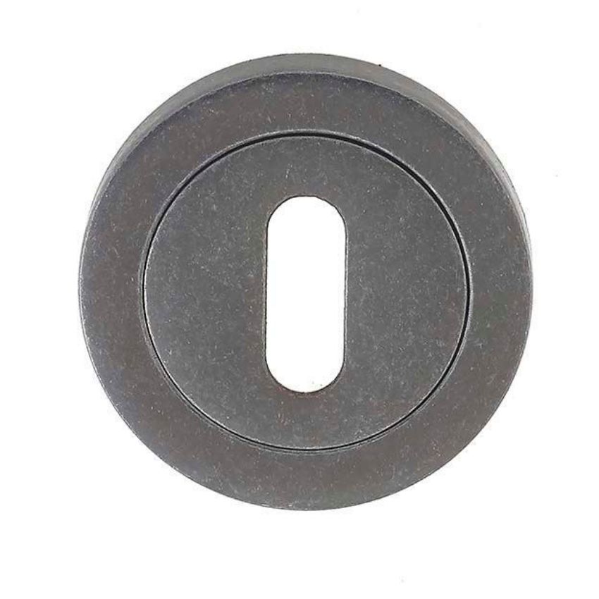 Jedo Standard Key Profile Escutcheon - Rustic - JV503RUS