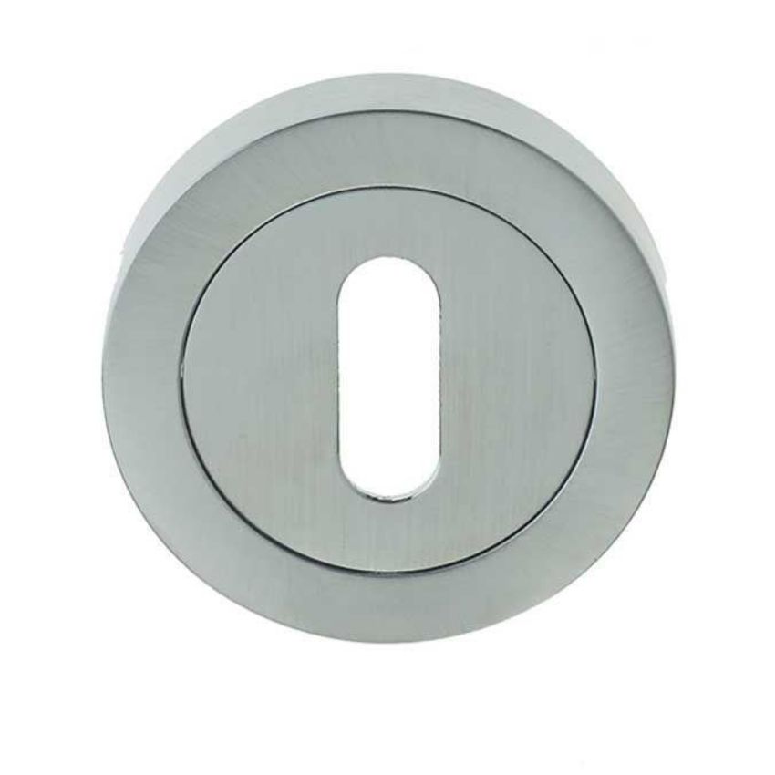 Jedo Standard Key Profile Escutcheon - Satin Chrome - JV503SC