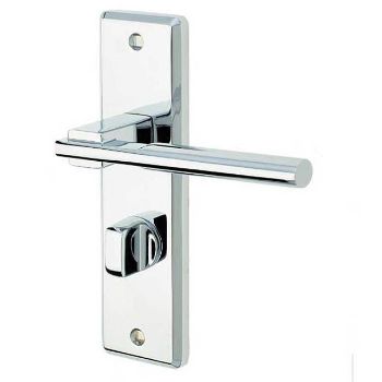 Jedo Delta WC Bathroom Door Handle- Polished Chrome- JV3023PC  Jedo Delta WC Bathroom Door Handle- Polished Chrome- JV3023PC
