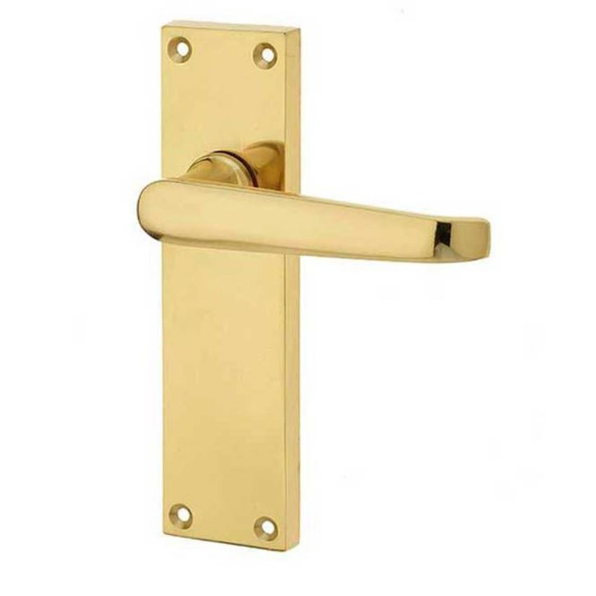 Jedo Victorian Straight Lever- Polished Brass 