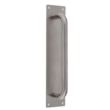 Jedo Pull Handles on a Plate- Satin Stainless Steel- JSS1601 Jedo Pull Handles on a Plate- Satin Stainless Steel- JSS1601