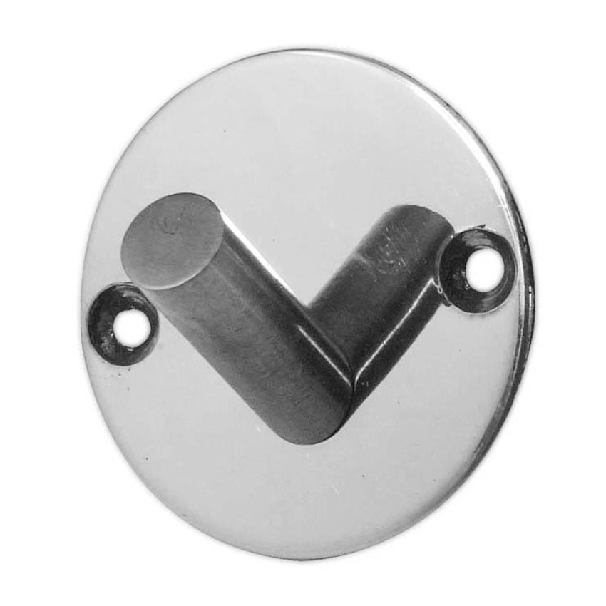 Jedo Round Polished Stainless Steel Single Robe Hook - JPS902APSS 