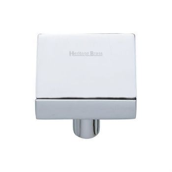 Square Cabinet Knob in a Polished Chrome Finish - C3685-PC Square Cabinet Knob in a Polished Chrome Finish - C3685-PC