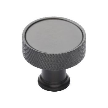 Florence Knurled Design Cabinet Knob in Matt Bronze Finish - C4648-MB Florence Knurled Design Cabinet Knob in Matt Bronze Finish - C4648-MB