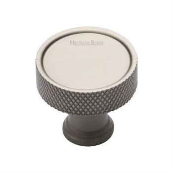 Florence Knurled Design Cabinet Knob in Satin Nickel Finish - C4648-SN Florence Knurled Design Cabinet Knob in Satin Nickel Finish - C4648-SN